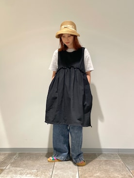 「OVERRIDE」｜チャコさん（レディース・157cm）の夏コーディネート