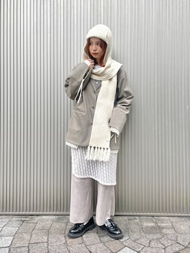 「ラップスカート」｜チャコさん（レディース・157cm）の秋コーディネート