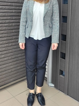 「JEANASIS（ジーナシス）のアイテム（その他シューズ）」を使った、とりさん（レディース・162cm）の春コーディネート