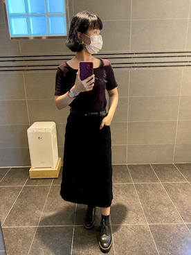 「通勤穿搭」｜「アイテム（その他トップス）」を使った、Angela Lu🇹🇼さん（レディース・151cm）の秋コーディネート
