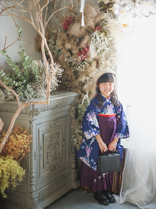 セール】簡単着付けの刺繍入り袴セット（着物）｜Catherine