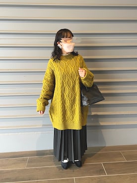 「SVEC（シュベック）のアイテム（その他シューズ）」を使った、ruさん（レディース・153cm）の冬コーディネート