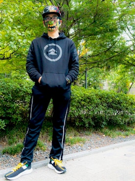 「adidas Originals by JEREMY SCOTT（アディダスオリジナルスバイジェレミースコット）のアイテム」を使った、みことさん（メンズ・173cm）の冬コーディネート