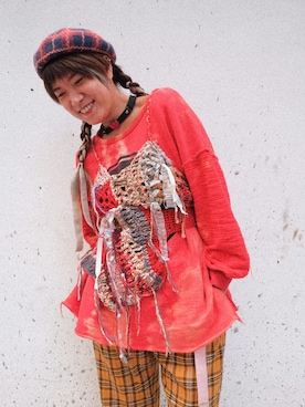 「OTOMEKKOのアイテム（その他トップス、その他）」を使った、Gwens Luさん（レディース・165cm）の冬コーディネート