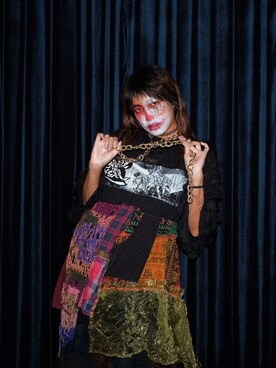 「OTOMEKKOのアイテム（ワンピース、その他）」を使った、Gwens Luさん（レディース・165cm）の冬コーディネート