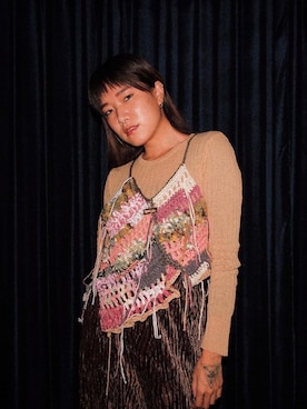 「OTOMEKKOのアイテム（その他トップス、その他）」を使った、Gwens Luさん（レディース・165cm）の冬コーディネート