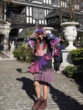 「otomekkoのアイテム（ワンピース/ドレス、その他）」を使った、Gwens Luさん（レディース・165cm）の冬コーディネート