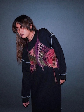 「OTOMEKKOのアイテム（その他トップス、その他）」を使った、Gwens Luさん（レディース・165cm）の冬コーディネート