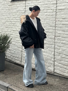 「アイテム（その他アウター）」を使った、Shuruさん（レディース・162cm・20代）の秋コーディネート