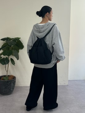 「アイテム（バックパック/リュック）」を使った、Shuruさん（レディース・162cm）の秋コーディネート