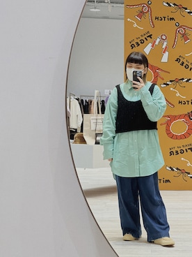 楊さん（レディース・157cm）の冬コーディネート