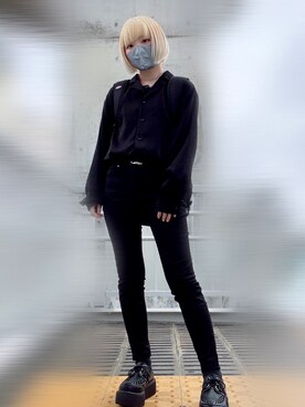 「Dickies（ディッキーズ）のアイテム（バックパック/リュック）」を使った、︎ ︎monaさん（レディース・152cm）の春コーディネート