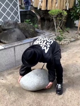 「UNDERCOVER（アンダーカバー）のアイテム（ナイロンジャケット）」を使った、Hideakiさん（メンズ・170cm）の秋コーディネート