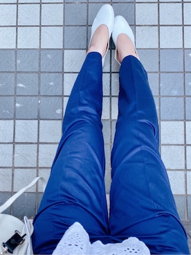 「PETIT BATEAU（プチバトー）のアイテム（キャミソール）」を使った、harunaさん（レディース・161cm）の夏コーディネート