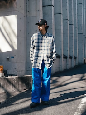 RAYON OMBRE LS SHIRT／レーヨン オンブレシャツ／シ サ*ィ様 RAYON OMBRE LS SHIRT／レーヨン オンブレシャツ／シ