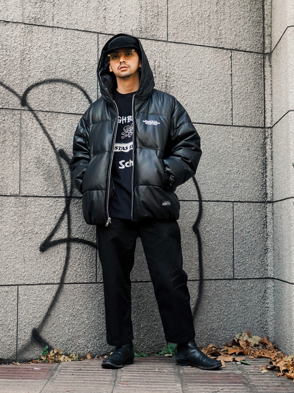 schottのアイテムを使った「ネイバーフッド」の人気ファッション