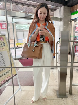「HERMES（エルメス）のアイテム」を使った、yuuuuuiさん（レディース・159cm）の夏コーディネート