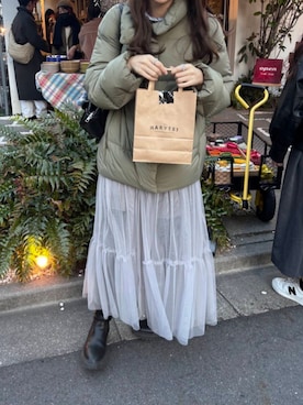 「UNIQLO（ユニクロ）のアイテム（ジャケット/アウター、グリーン系）」を使った、ronさん（レディース・168cm）の夏コーディネート