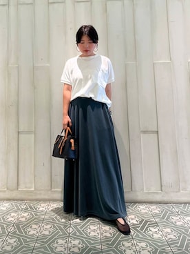「アイテム（バレエシューズ）」を使った、kaoriさん（レディース・148cm）の夏コーディネート