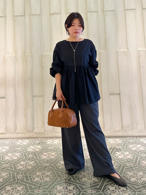 コットンツイル2WAYギャザーブラウス（シャツ/ブラウス）｜URBAN