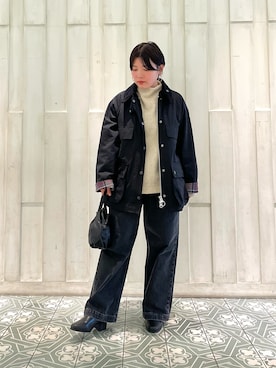 「アイテム（その他トップス）」を使った、kaoriさん（レディース・148cm）の秋コーディネート