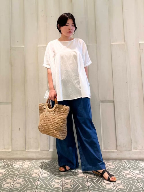 セール】フレア切替えブラウス（Tシャツ/カットソー）｜URBAN