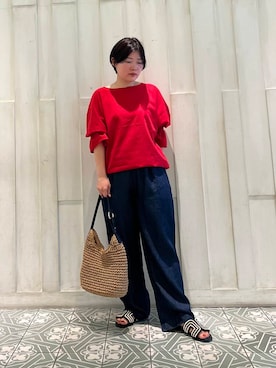 「URTECH」｜「アイテム（アクセサリー）」を使った、kaoriさん（レディース・148cm）の夏コーディネート
