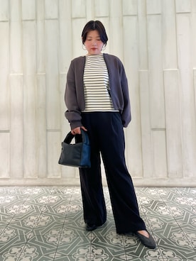 「アイテム（パンプス）」を使った、kaoriさん（レディース・148cm）の秋コーディネート