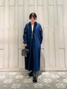 「イチ推しデニムコーデ」｜kaoriさん（レディース・148cm）の秋コーディネート