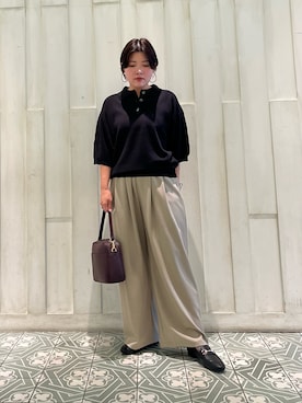 「URBAN RESEARCH DOORS（アーバンリサーチドアーズ）の2WAYスクエアショルダーバッグ（ショルダーバッグ）」を使った、kaoriさん（レディース・148cm）の夏コーディネート