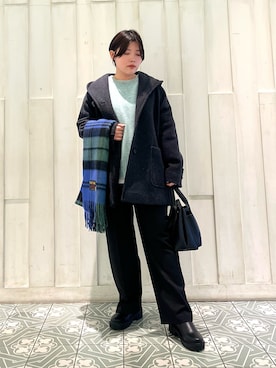 「アイテム（テーラードジャケット）」を使った、kaoriさん（レディース・148cm）の冬コーディネート