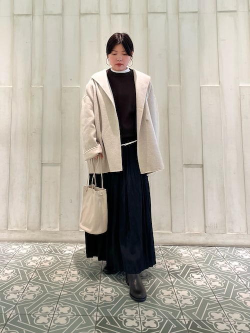 ウールリバーミドルガウンコート（その他アウター）｜URBAN