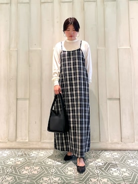 「アイテム（ワンピース）」を使った、kaoriさん（レディース・148cm）の夏コーディネート