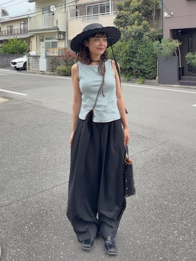 Riiさん（レディース・157cm）の夏コーディネート