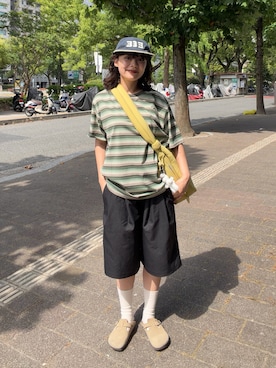 Riiさん（レディース・157cm）の夏コーディネート