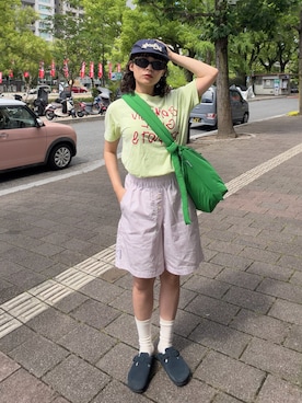 Riiさん（レディース・157cm）の夏コーディネート