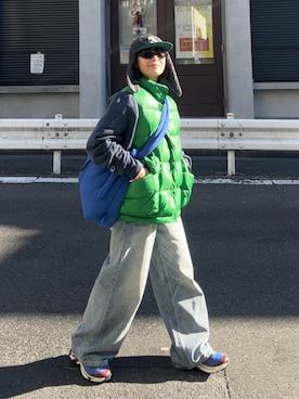 「DAIWA PIER39（ダイワピア39）のアイテム」を使った、Riiさん（レディース・157cm）の秋コーディネート