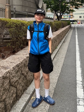 「elldu（エルドゥ）のアイテム」を使った、Riiさん（レディース・157cm）の秋コーディネート