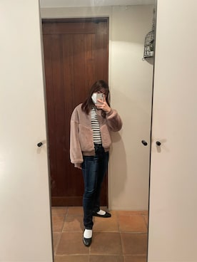 「AVAN LILY（アヴァンリリィ）のアイテム（ジャケット/アウター）」を使った、Natsumiさん（レディース・154cm）の秋コーディネート