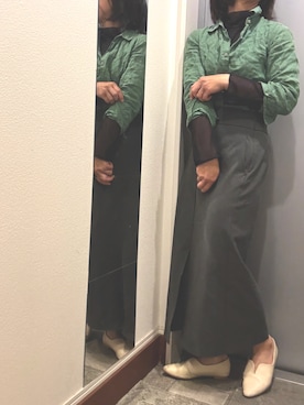 「アイテム（イヤリング）」を使った、ゆみこさん（レディース・155cm）の夏コーディネート