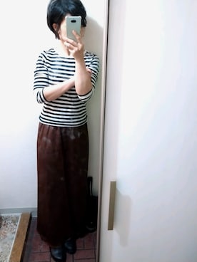 「ing（イング）のアイテム」を使った、ゆみこさん（レディース・155cm）の秋コーディネート