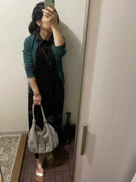 「TRES（トレ）のアイテム」を使った、ゆみこさん（レディース・155cm）の夏コーディネート