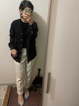 「JEANS MATE（ジーンズメイト）のアイテム」を使った、ゆみこさん（レディース・155cm）の春コーディネート