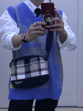 「BLACK LABEL CRESTBRIDGE（ブラックレーベル・クレストブリッジ）のアイテム（バッグ）」を使った、taichimedicalさん（メンズ・172cm）の秋コーディネート