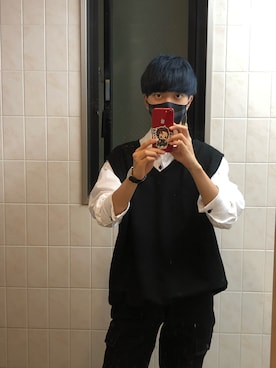 「BASIC COTTON（ベーシックコットン）のアイテム（トップス）」を使った、taichimedicalさん（メンズ・172cm）の夏コーディネート