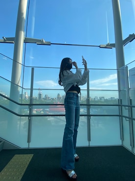 「MOUSSY（マウジー）のアイテム」を使った、Otoさん（骨格ストレート・レディース・163cm）の夏コーディネート