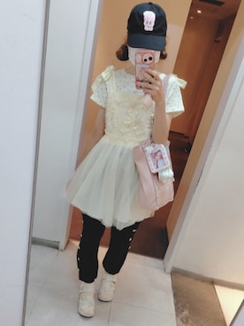 「アイテム（サンダル）」を使った、asuka_423711さん（レディース・158cm）の夏コーディネート
