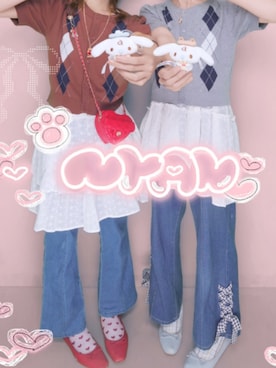 「アイテム（チュニック）」を使った、asuka_423711さん（レディース・158cm）の秋コーディネート