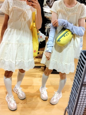 「ハイソックス」｜asuka_423711さん（レディース・158cm）の秋コーディネート