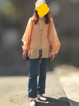 「アイテム（バレエシューズ）」を使った、asuka_423711さん（レディース・158cm・20代）の春コーディネート